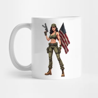 Girl with Gun Mug